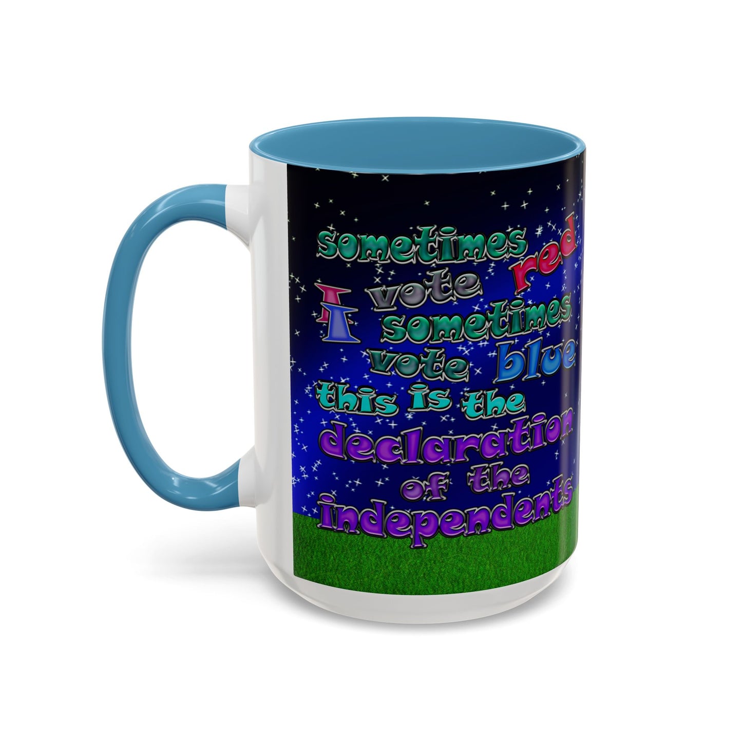declaration of the independents - Accent Mug ('snoops' background)