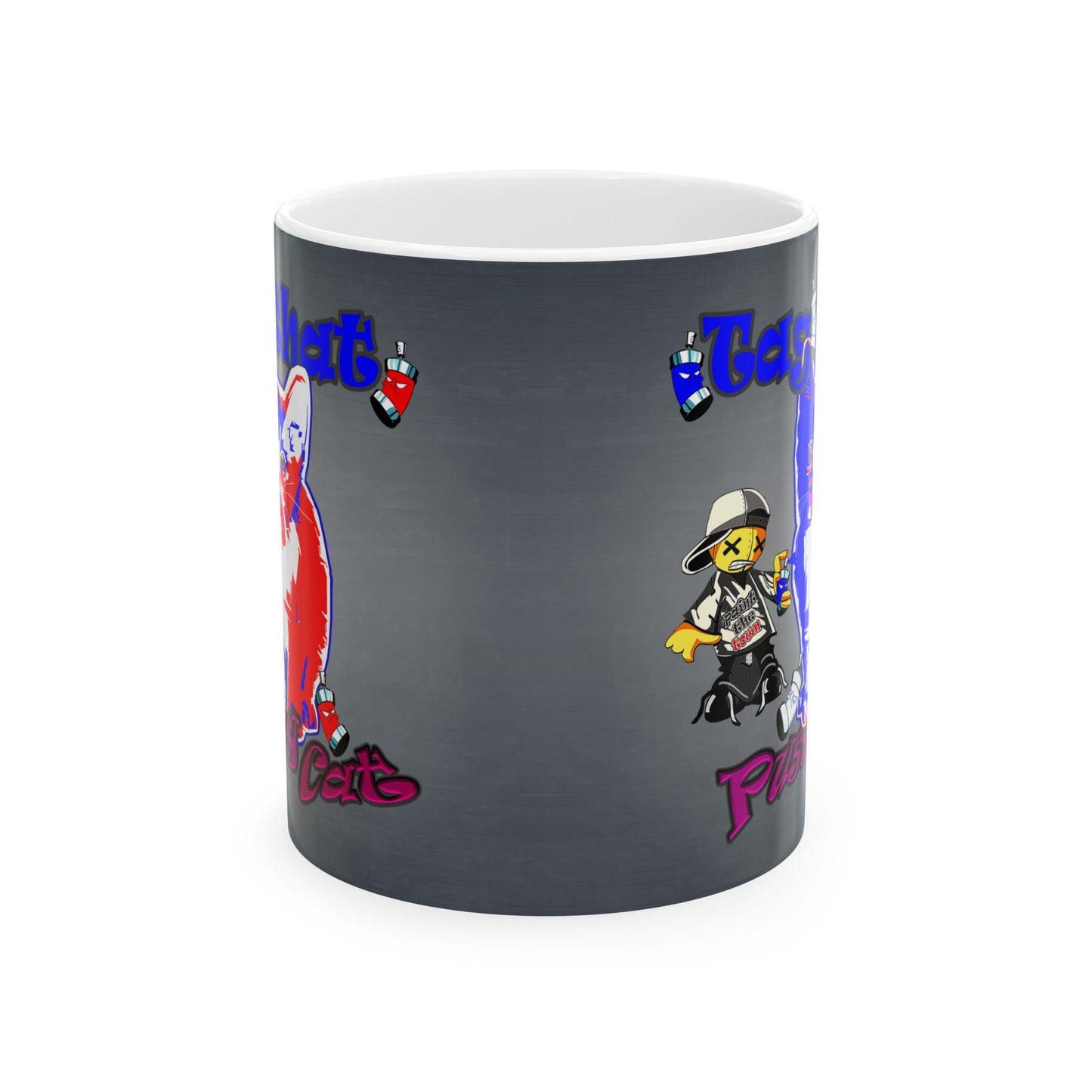 tag that - White Mug (grey-light grey)