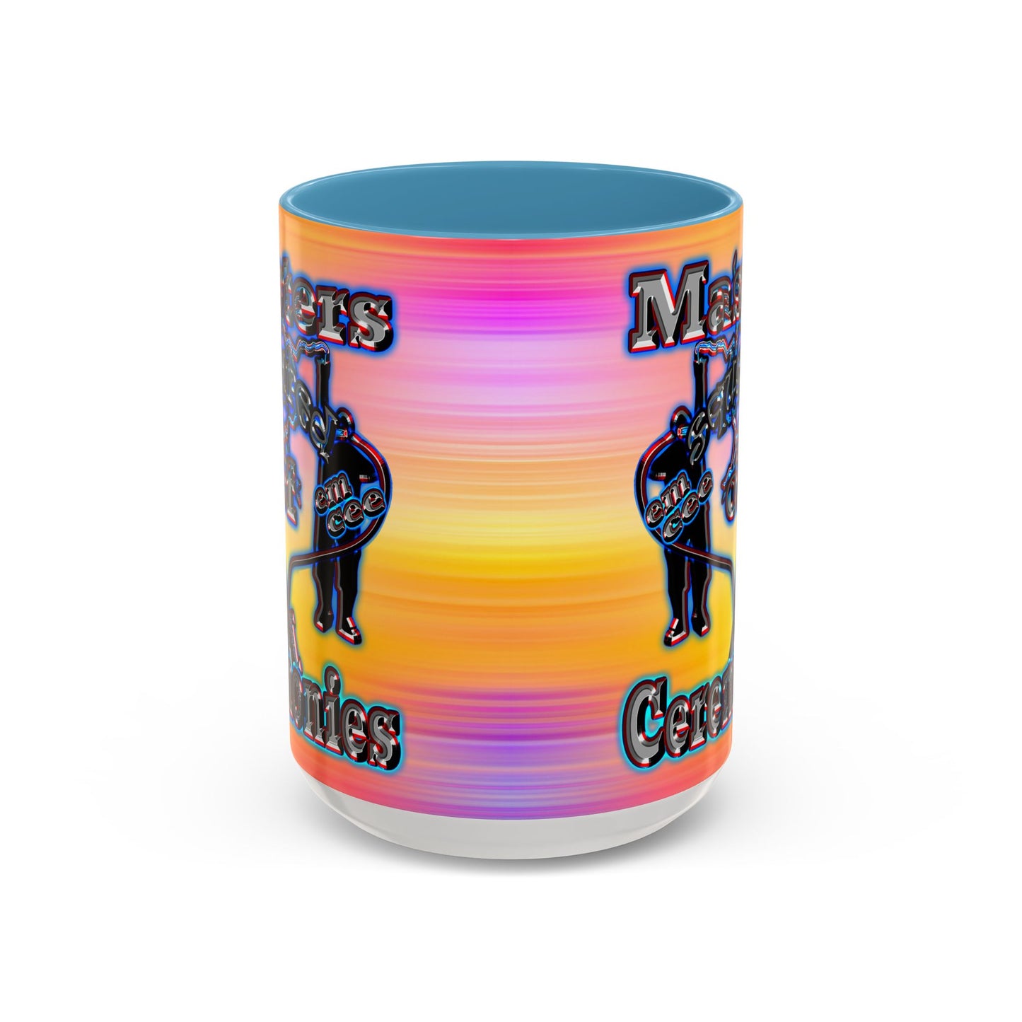 em cee squared - Accent Mug (color blur)