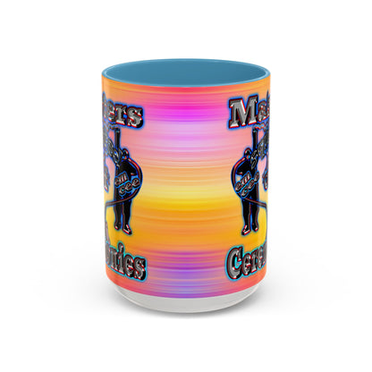 em cee squared - Accent Mug (color blur)
