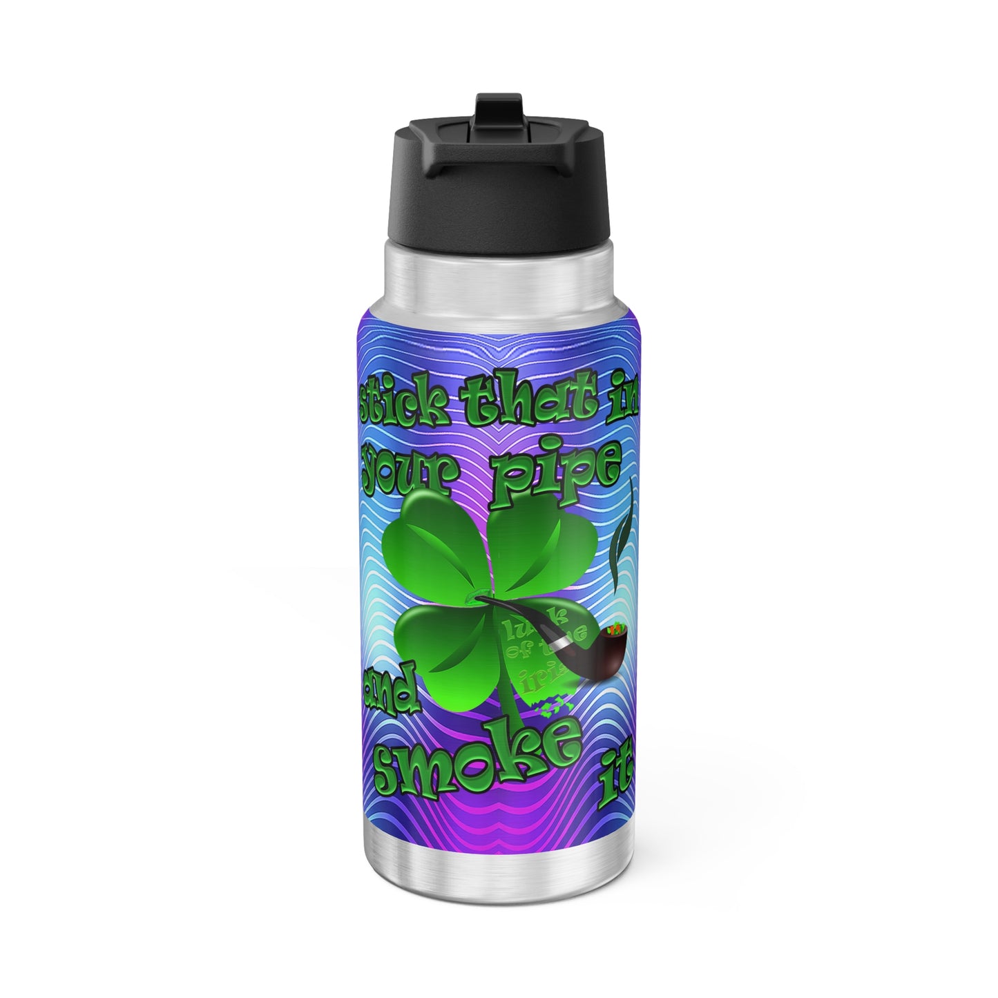 celtics logo - Gator Tumbler, 32oz  (purple wave)