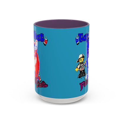 tag that - Accent Mug (turquoise)