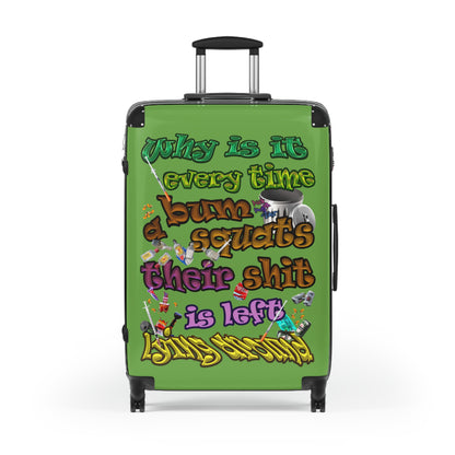 the bum's shit - Suitcase (green)