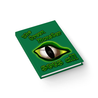 green monster - journal-lined (dark green)