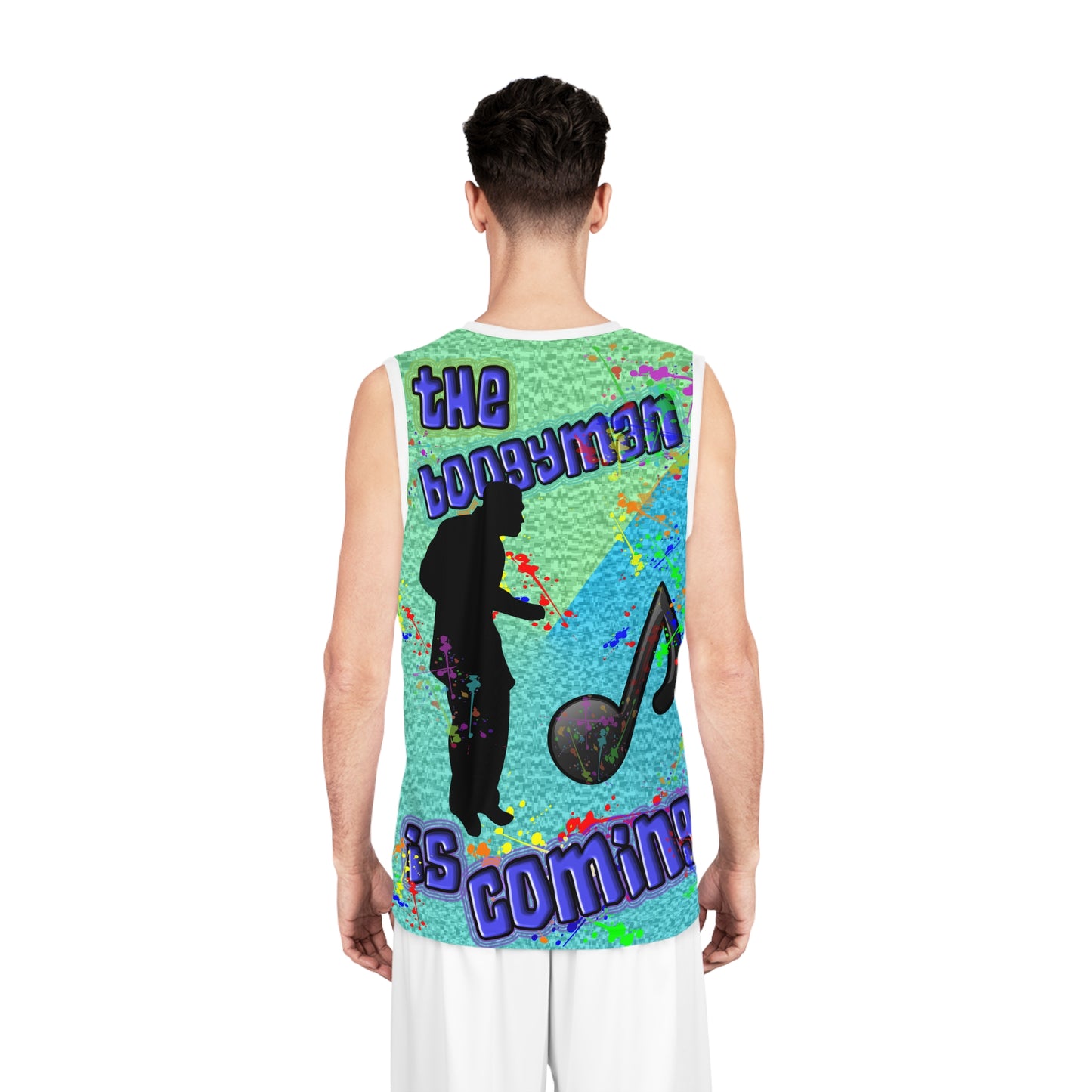 drop the beat - Basketball Jersey (AOP) - 2-EXTRA LARGE