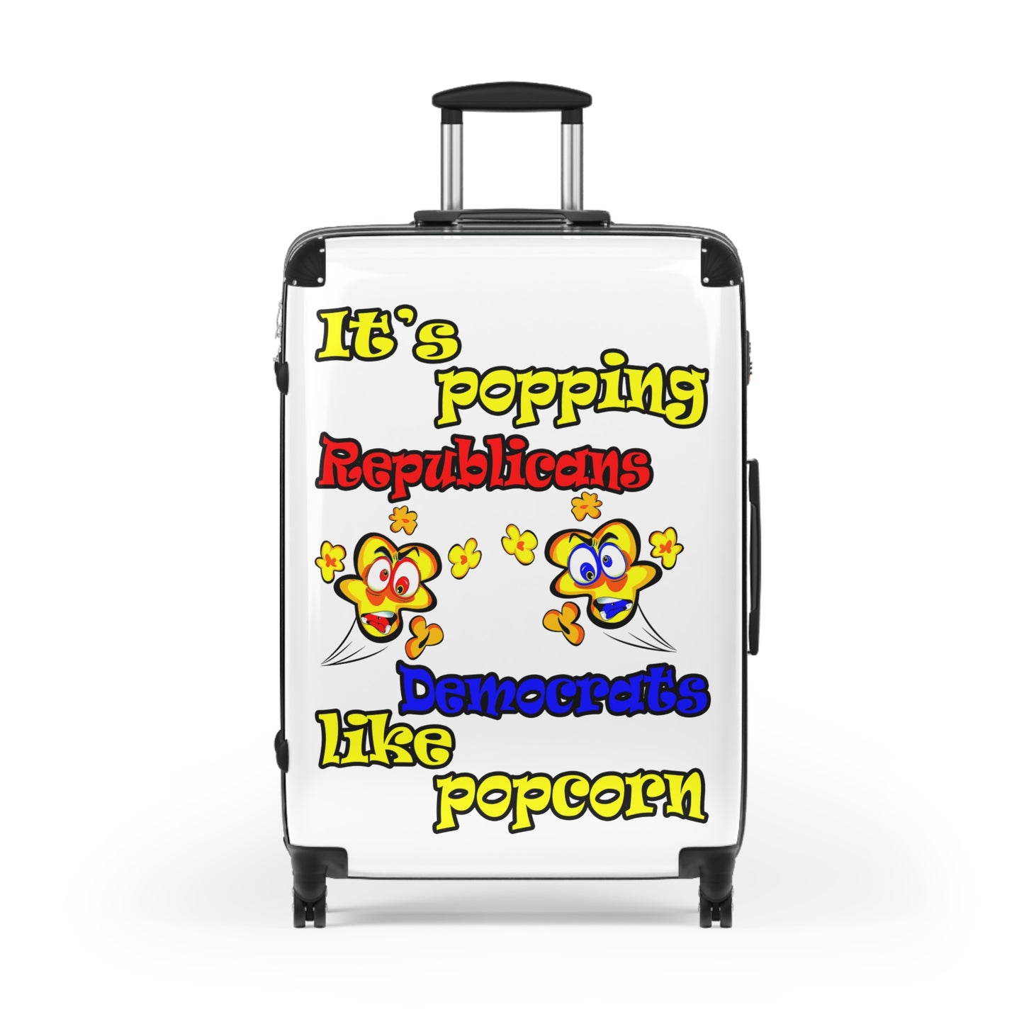popping like popcorn - Suitcase (white)
