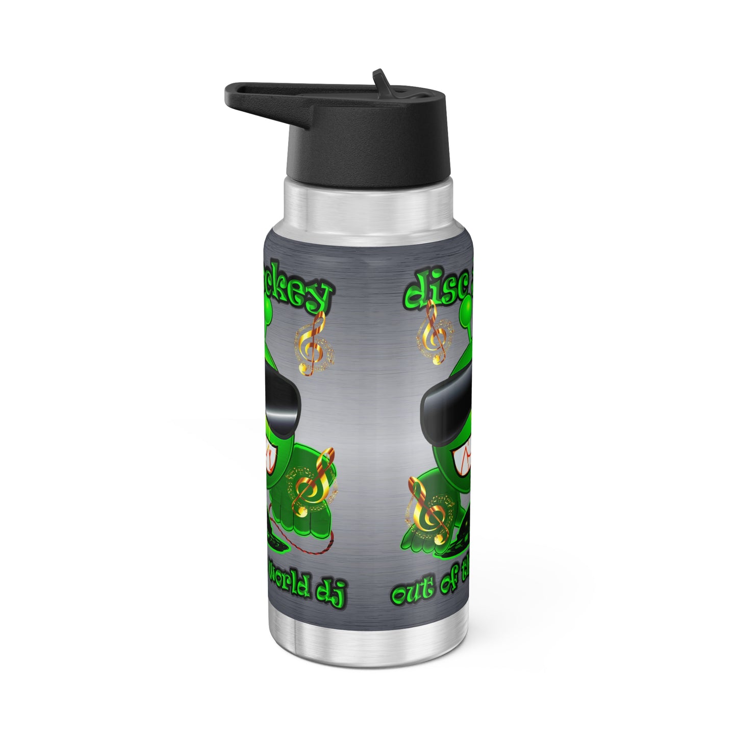 disc jockey - Gator Tumbler, 32oz (brushed nickel)