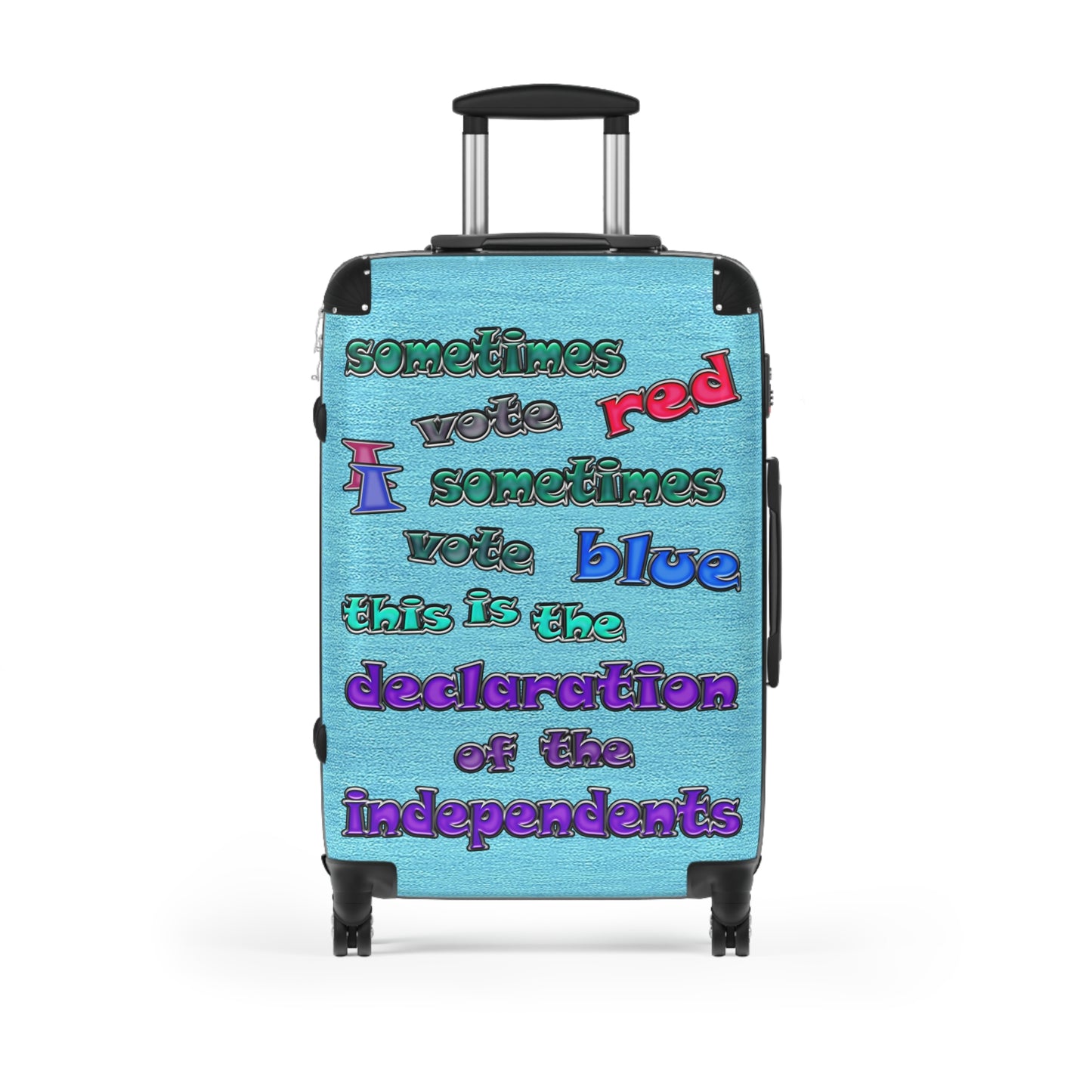 declaration of the independents - Suitcase (faded blue)