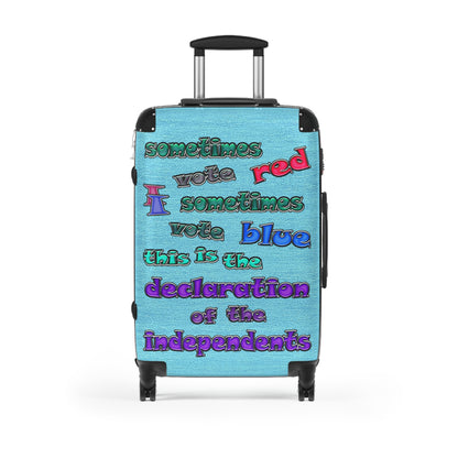 declaration of the independents - Suitcase (faded blue)