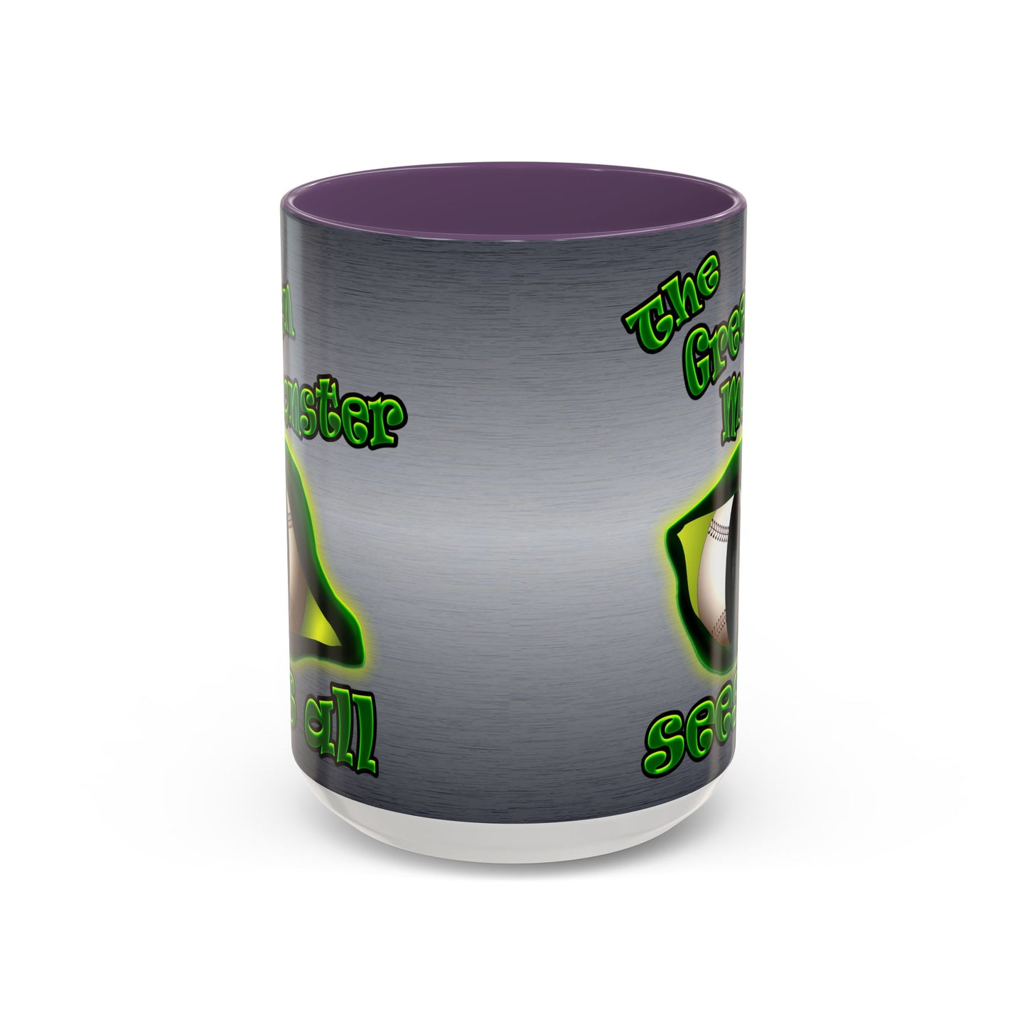 green monster - Accent Mug (brushed nickel)