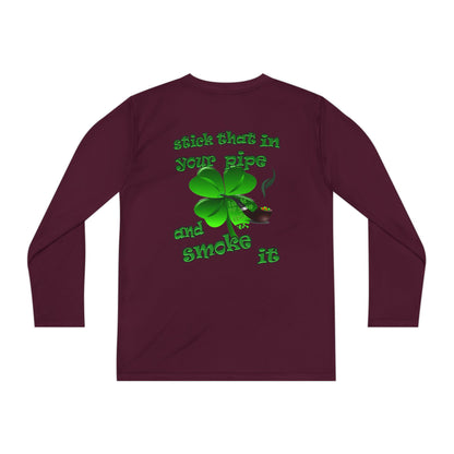 celtics logo - Youth Long Sleeve Competitor Tee