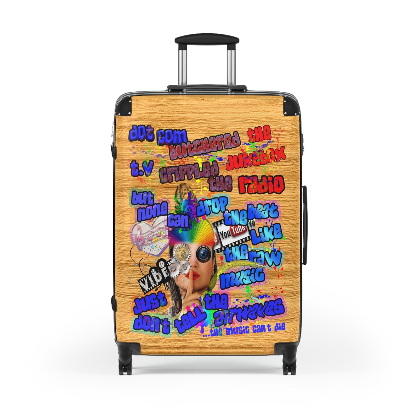 drop the beat - Suitcase (butterscotch wood finish)