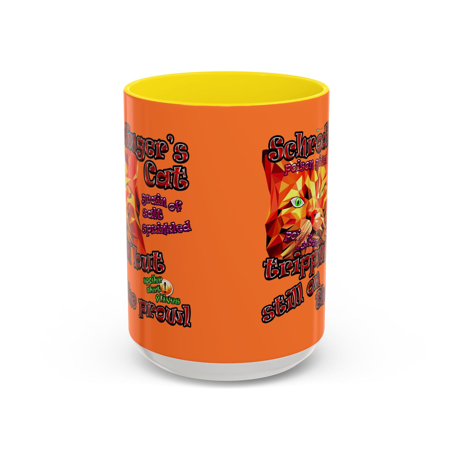 schrodinger's cat - Accent Mug (crusta)