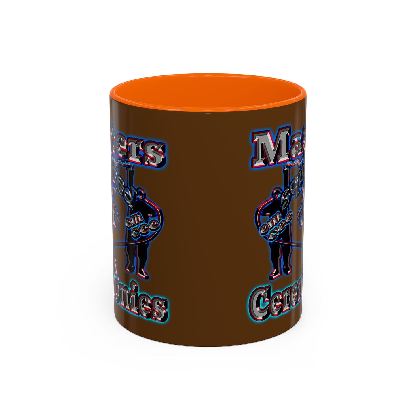 em cee squared - Accent Mug (brown)