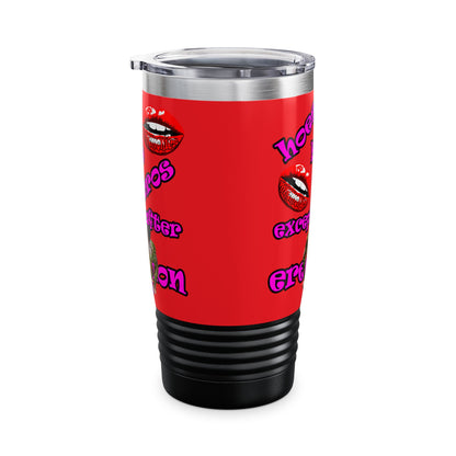 hoes b4 bros - Ringneck Tumbler, 20oz (red)