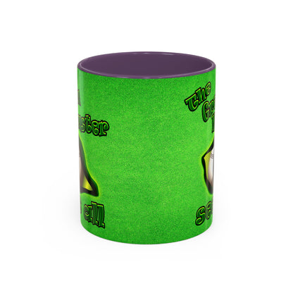 green monster - Accent Mug (green turf)