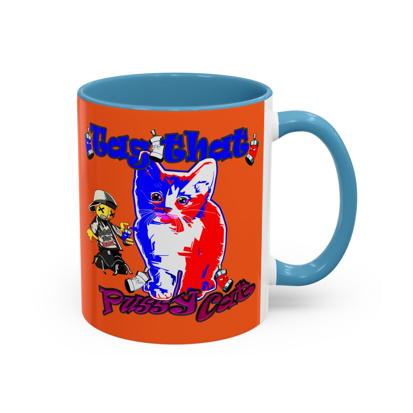 tag that - Accent Mug (orange)