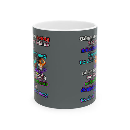 doggystyle - White Mug (dark grey)
