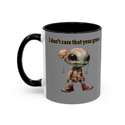 I don't care that your grey - Accent Mug (grey)