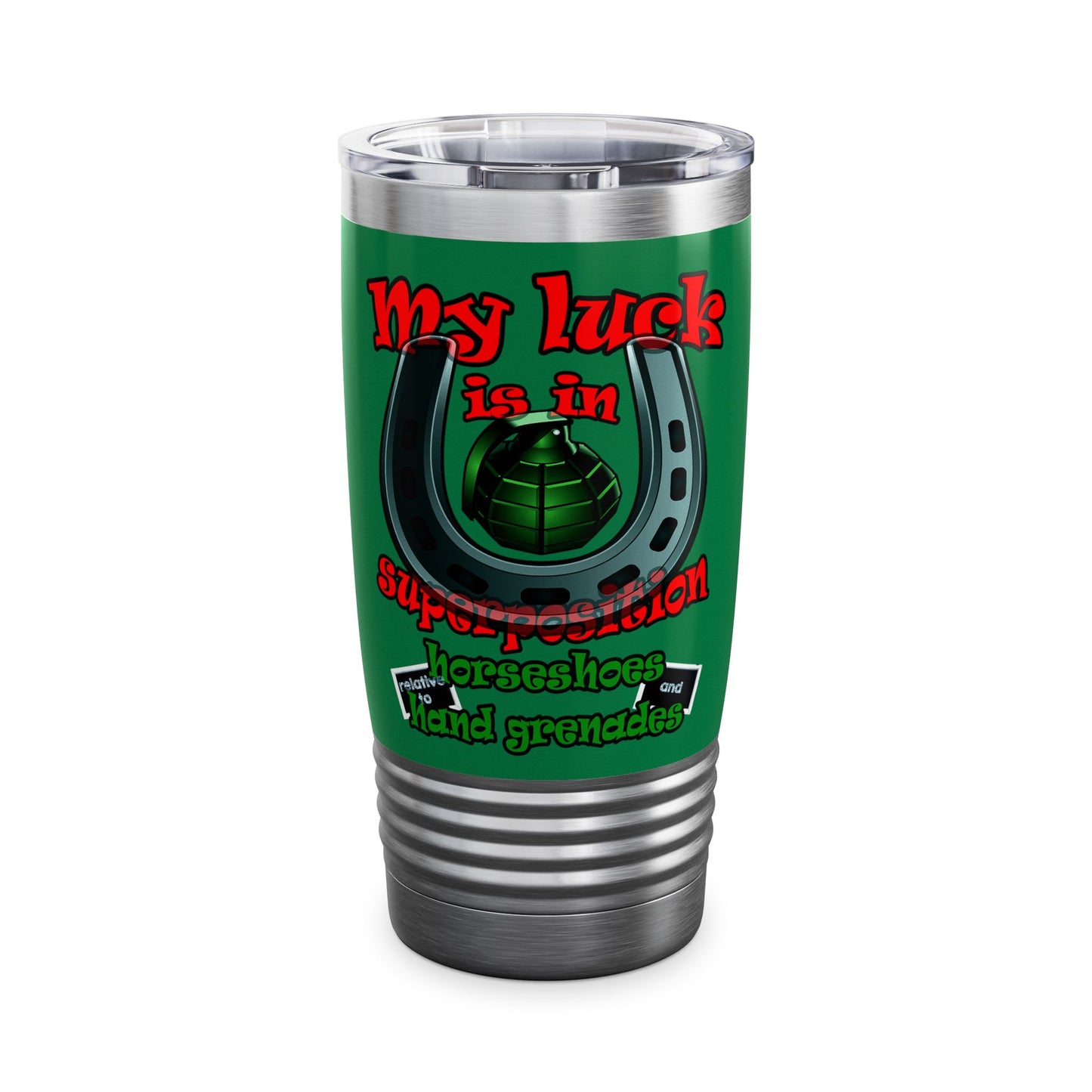 my luck - Ringneck Tumbler, 20oz (dark green)