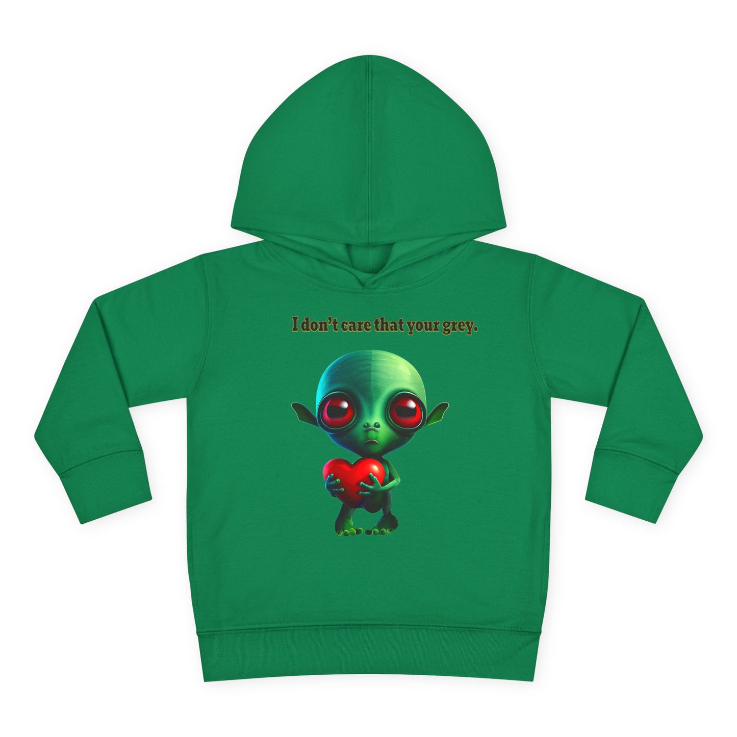 I don't care that your grey - Toddler Pullover Fleece Hoodie