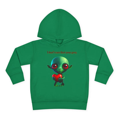 I don't care that your grey - Toddler Pullover Fleece Hoodie