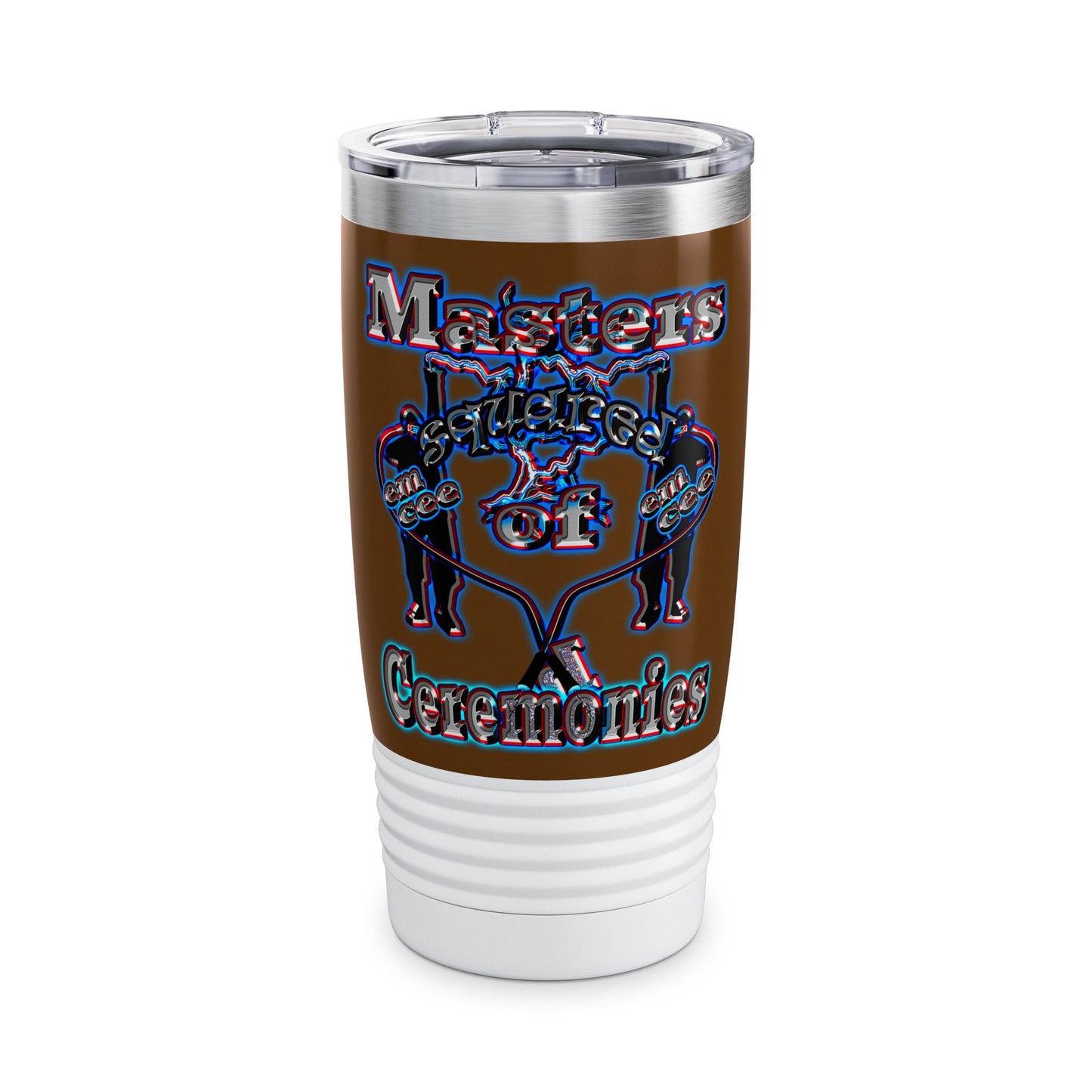 em cee squared - Ringneck Tumbler, 20oz (brown)