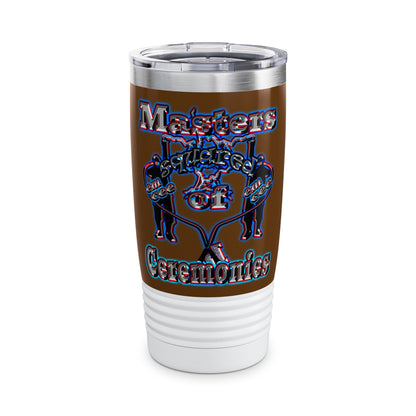 em cee squared - Ringneck Tumbler, 20oz (brown)