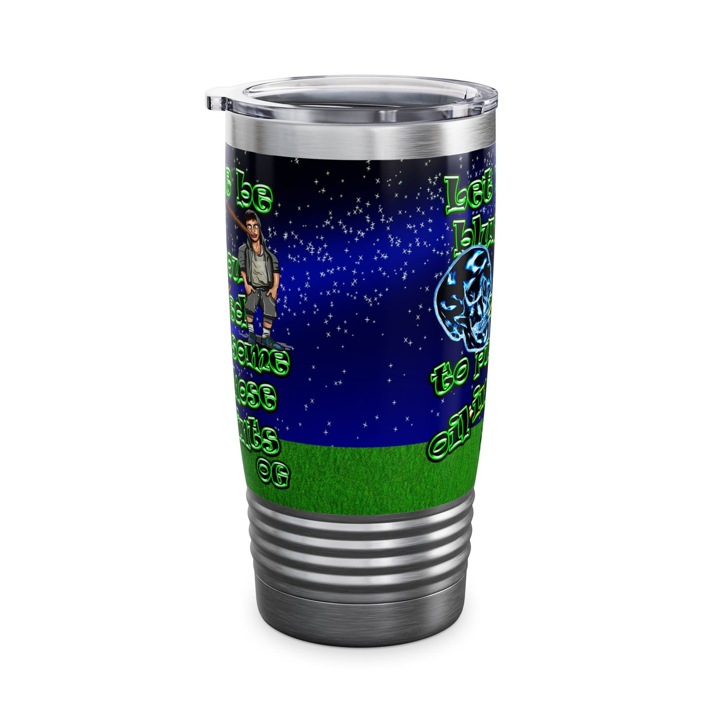 og - Ringneck Tumbler, 20oz ('snoops' background)