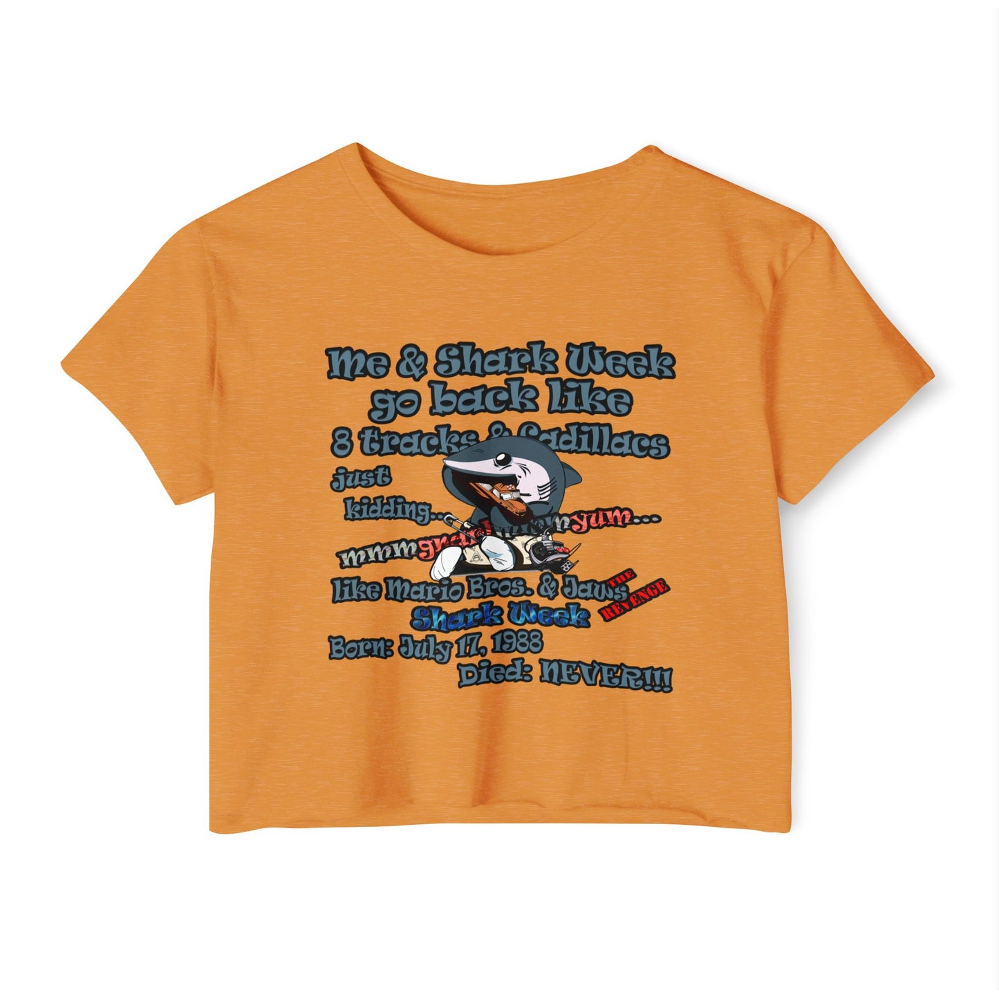 shark week - Women's Festival Crop Top