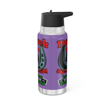 my luck - Gator Tumbler, 32oz (light purple)