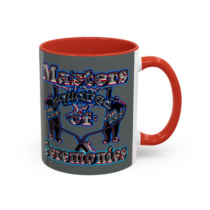 em cee squared - Accent Mug (dark grey)
