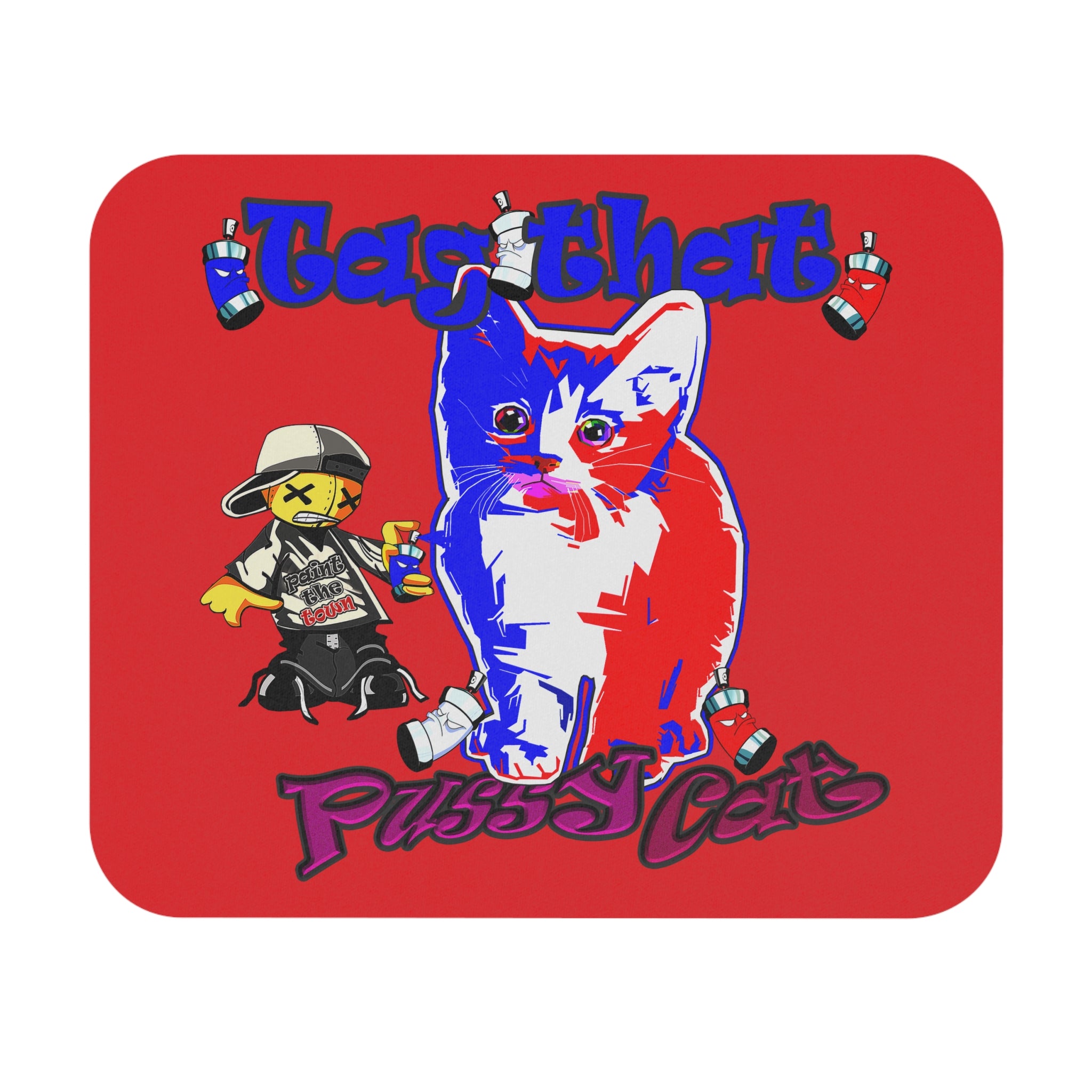 tag that - Mouse Pad (Rectangle) (red)