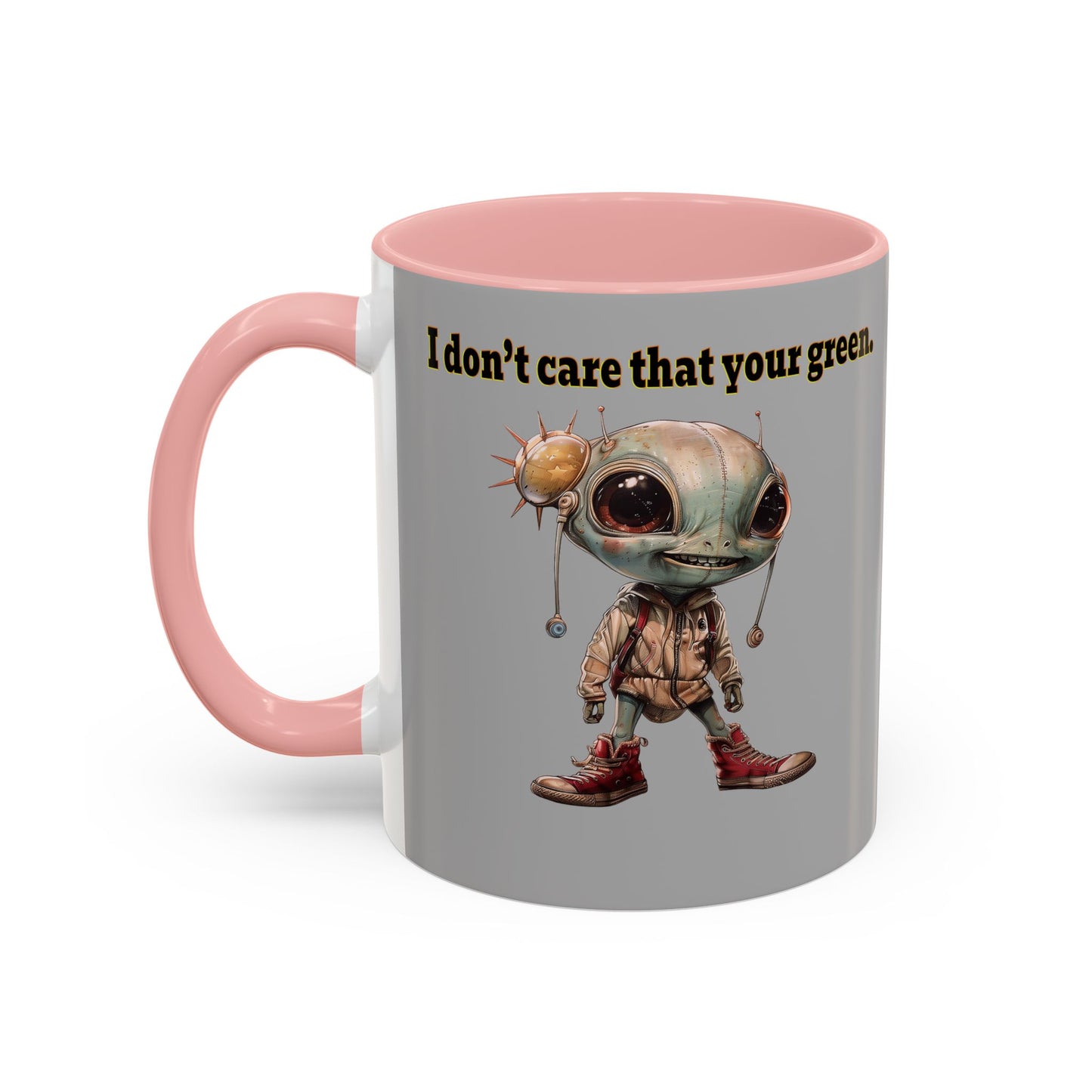 I don't care that your grey - Accent Mug (light grey)