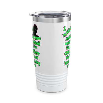 noticed you noticing - Ringneck Tumbler, 20oz (white)