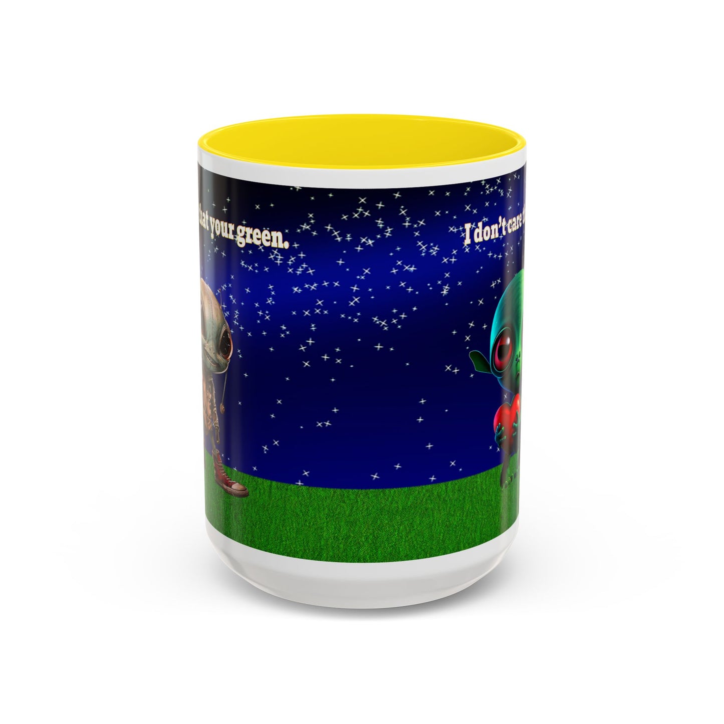 I don't care that your grey - Accent Mug ('snoops' background)