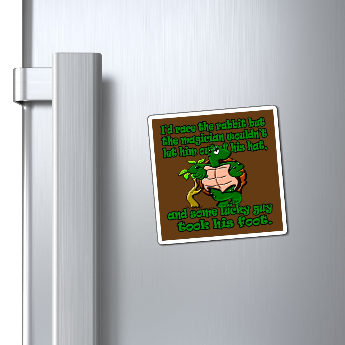 turtle race - Magnets - (brown)