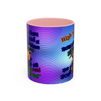 high noon - Accent Mug (purple wave)