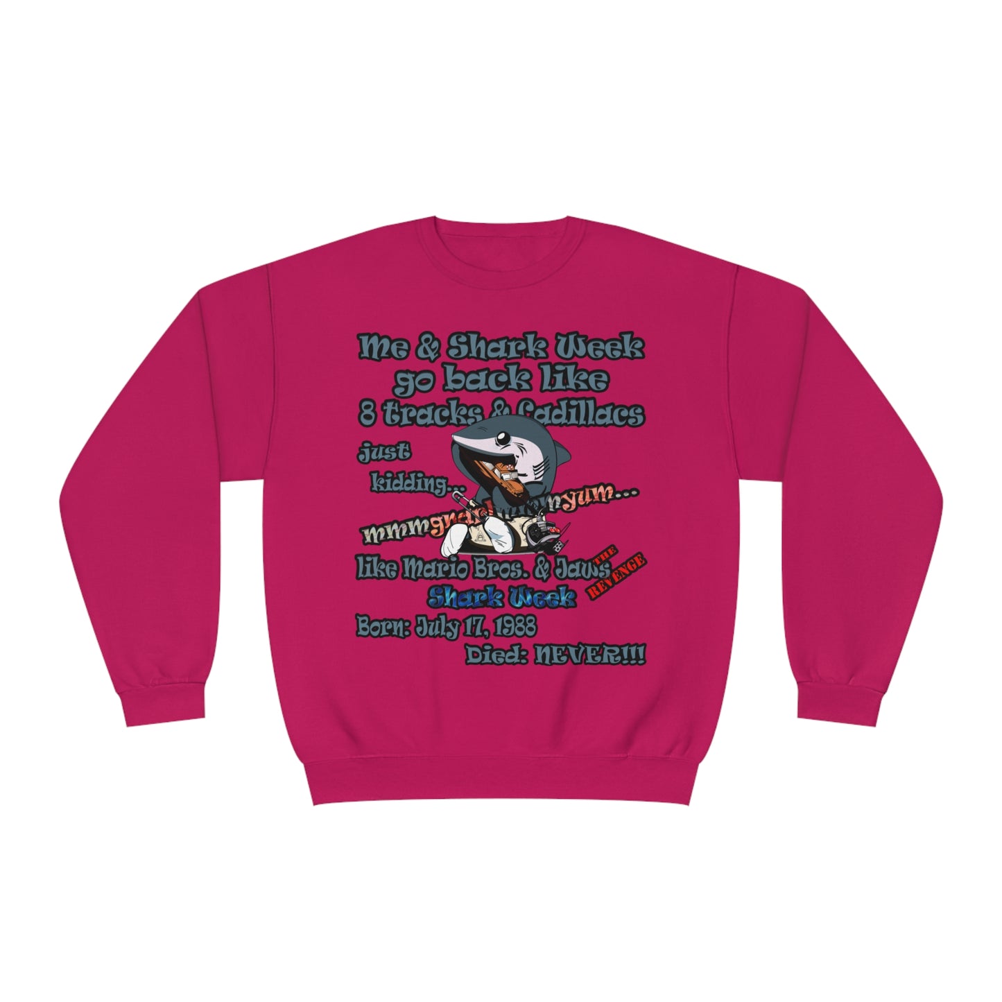 shark week - Unisex NuBlend® Crewneck Sweatshirt