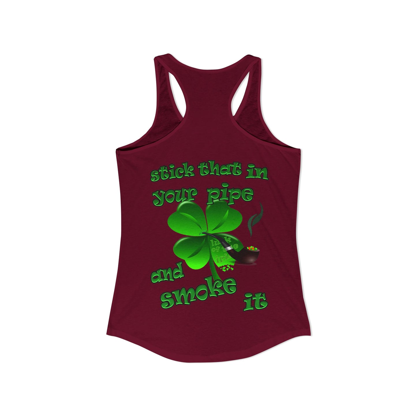 celtics logo - Women's Ideal Racerback Tank