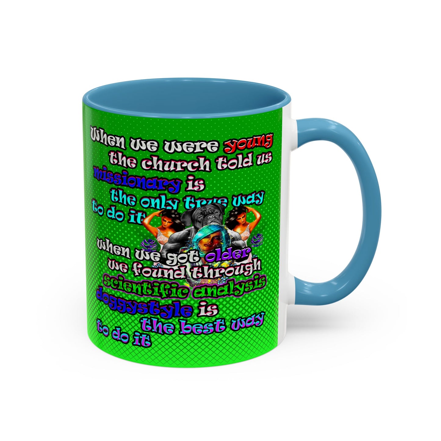 doggystyle - Accent Mug (logo green)