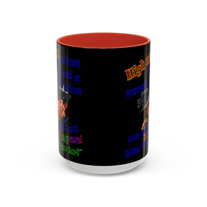 high noon - Accent Mug (black)