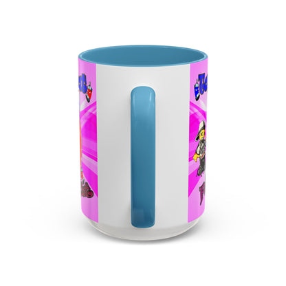 tag that - Accent Mug (light blue-pink wave)