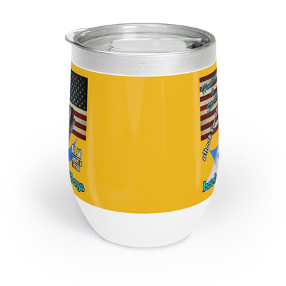 shoot for the stars - Chill Wine Tumbler (yellow)