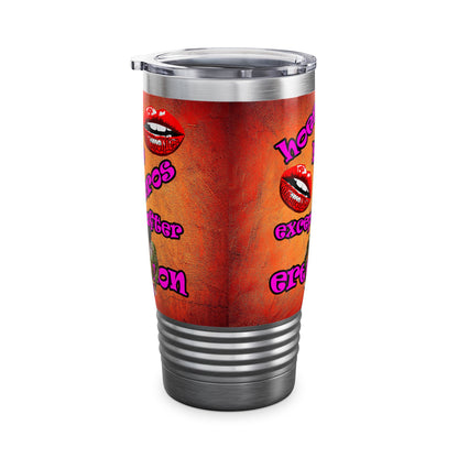 hoes b4 bros - Ringneck Tumbler, 20oz (burnt orange)