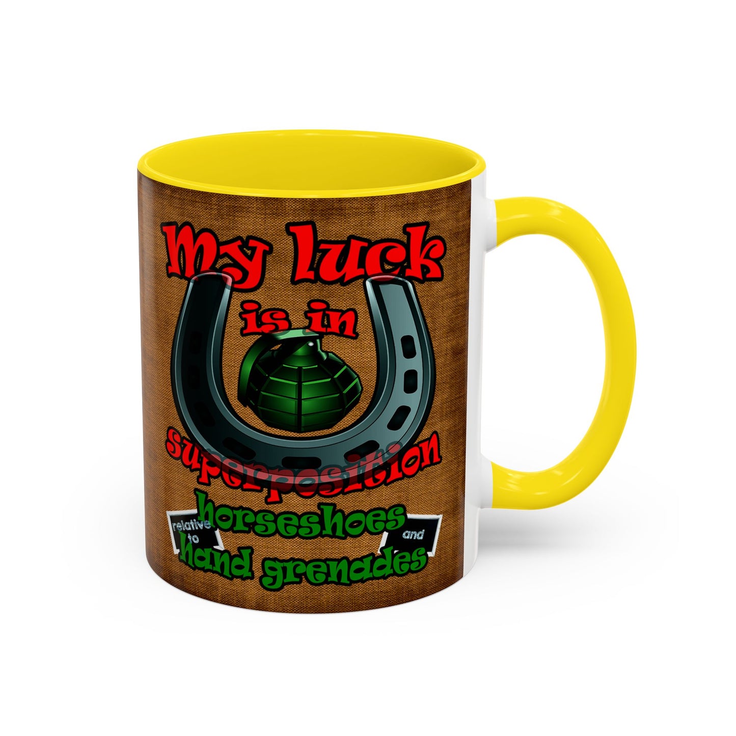 my luck - Accent Mug (brown papyrus)