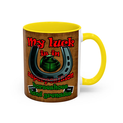 my luck - Accent Mug (brown papyrus)