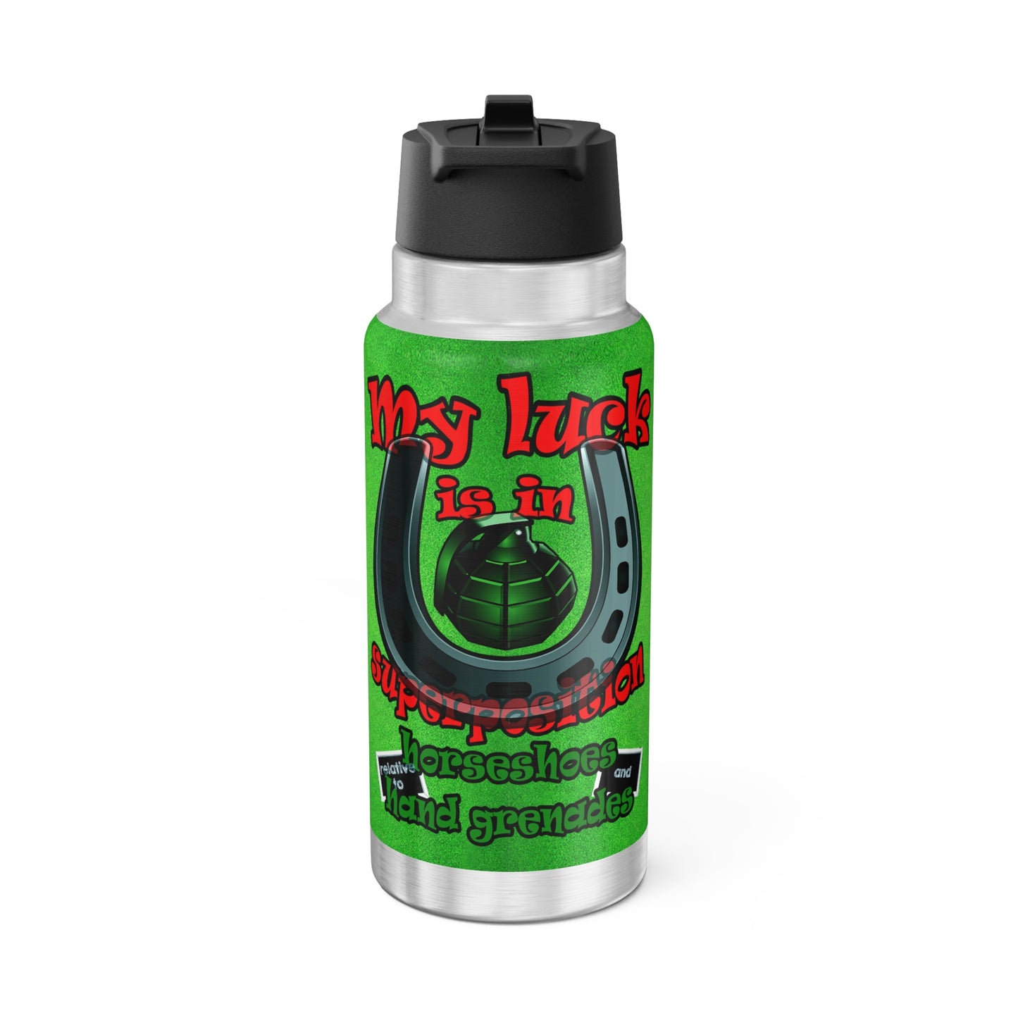 my luck - Gator Tumbler, 32oz  (green turf)