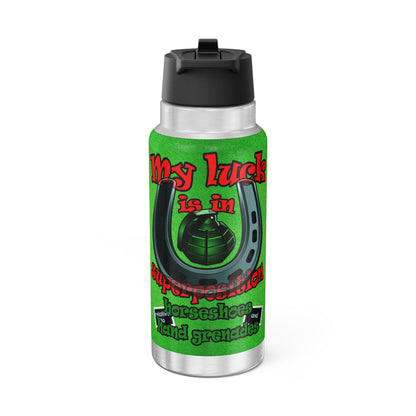 my luck - Gator Tumbler, 32oz  (green turf)