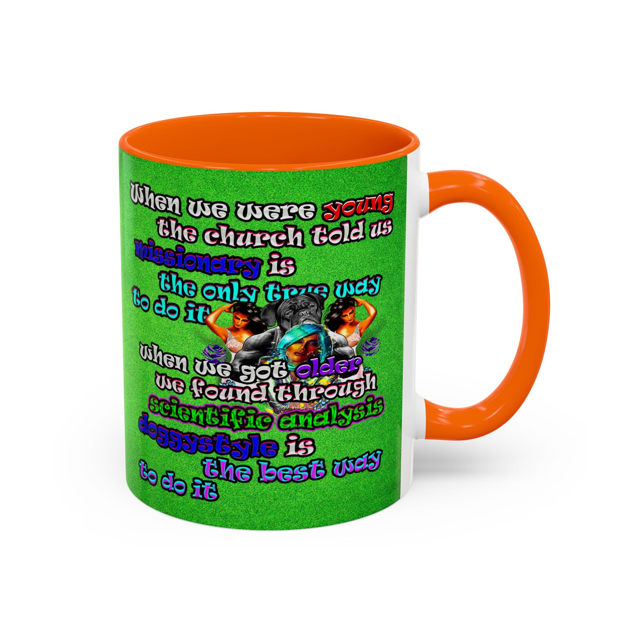doggystyle - Accent Mug (green turf)